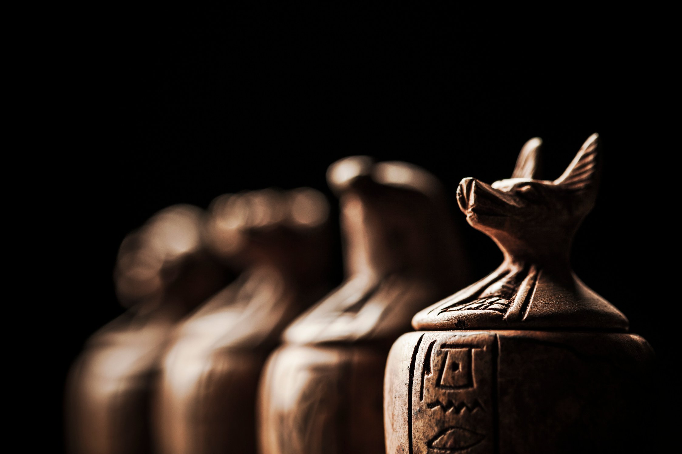 Ancient Egyptian Canopic Jars